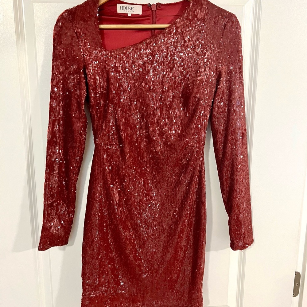 House of CB Sequin Mini Dress Size XS - Worn Once